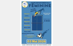 COUPE DEPARTEMENTALE FEMININE